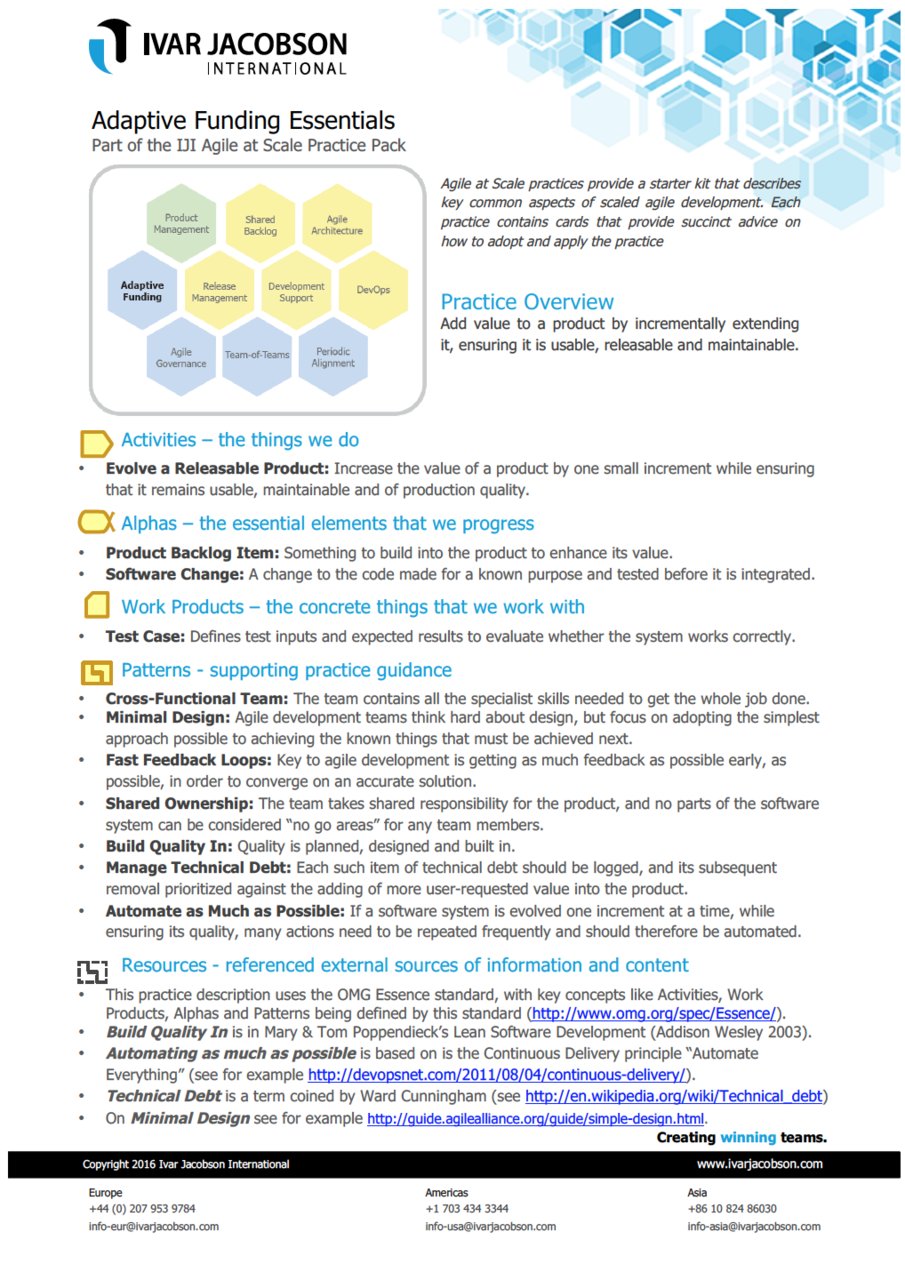 Essence -Adaptive Funding Essentials