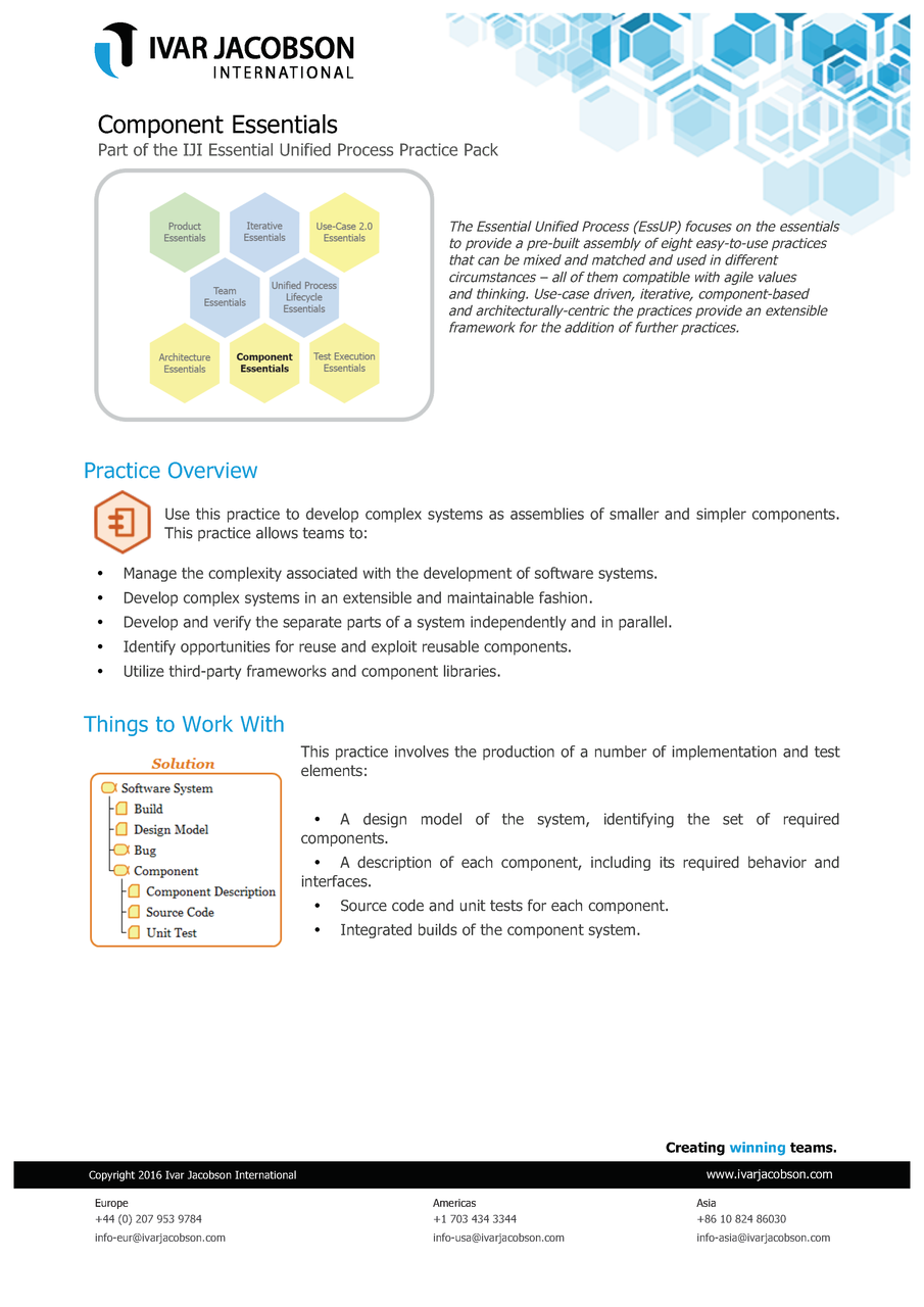 Essence - Component Essentials Flyer