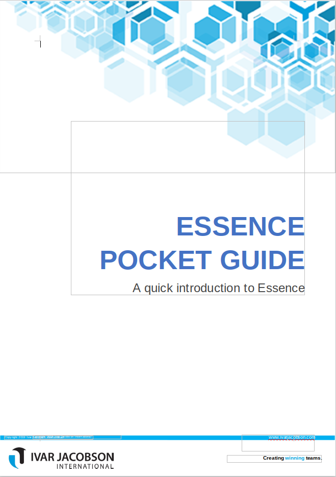 Essence Agility Training Pocket Guide Image