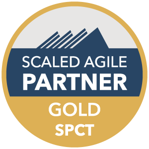 Scaled Agile Gold Partner Badge - Ivar Jacobson International