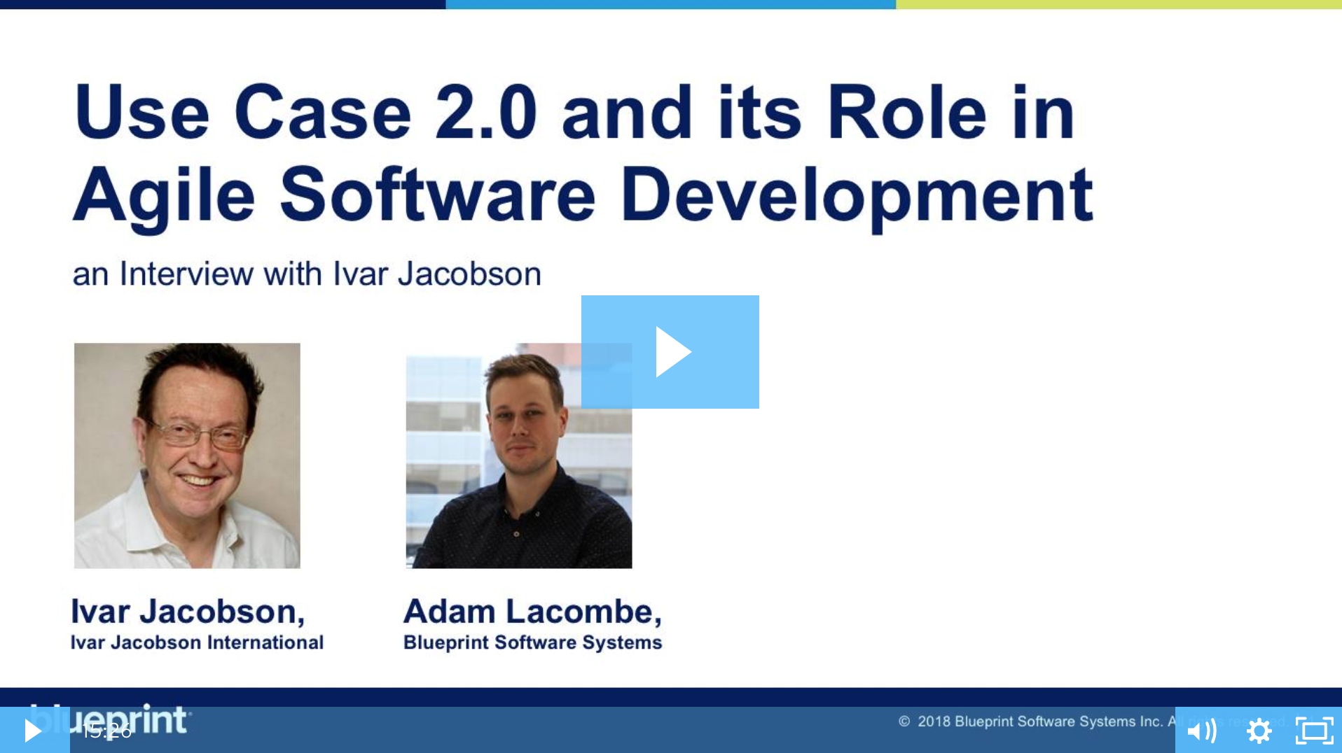 Use Case 2.0 and Agile Software development - Ivar Jacobson 