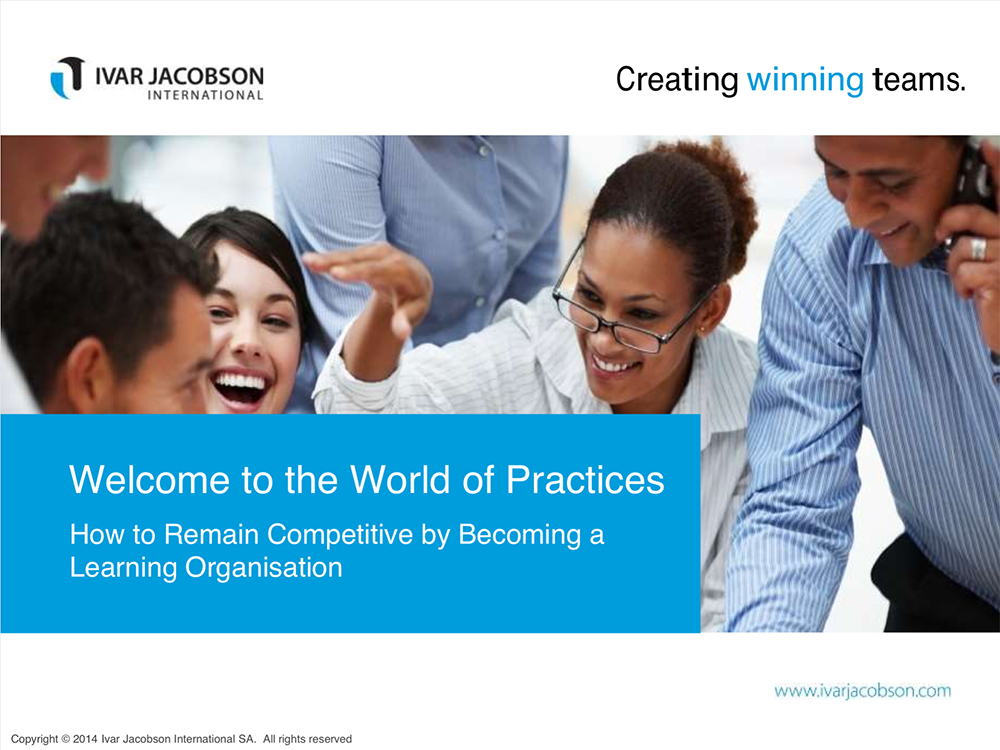 Welcome to the world of agile practices 