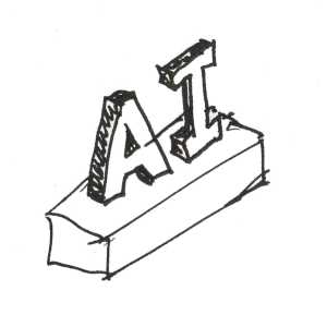 AI on a pedestal