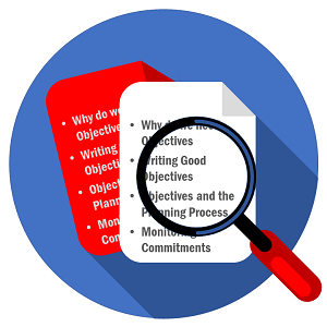 Image depicting the focus on writing good PI objectives - the title / logo for the series of four blogs around Writing good Planning Increment PI Objectives