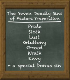 Seven Deadly Sins of Feature Preparation  image