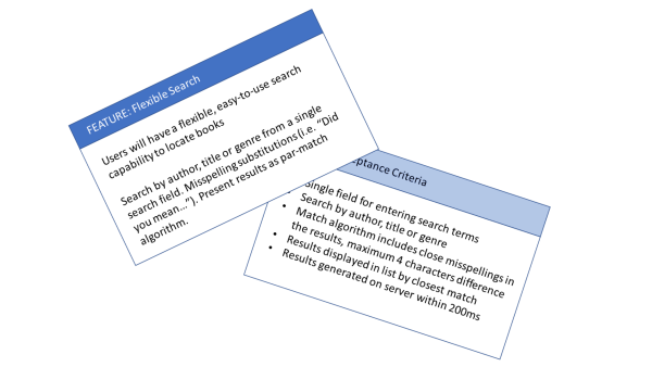 Image of an example Feature, Flexible Search