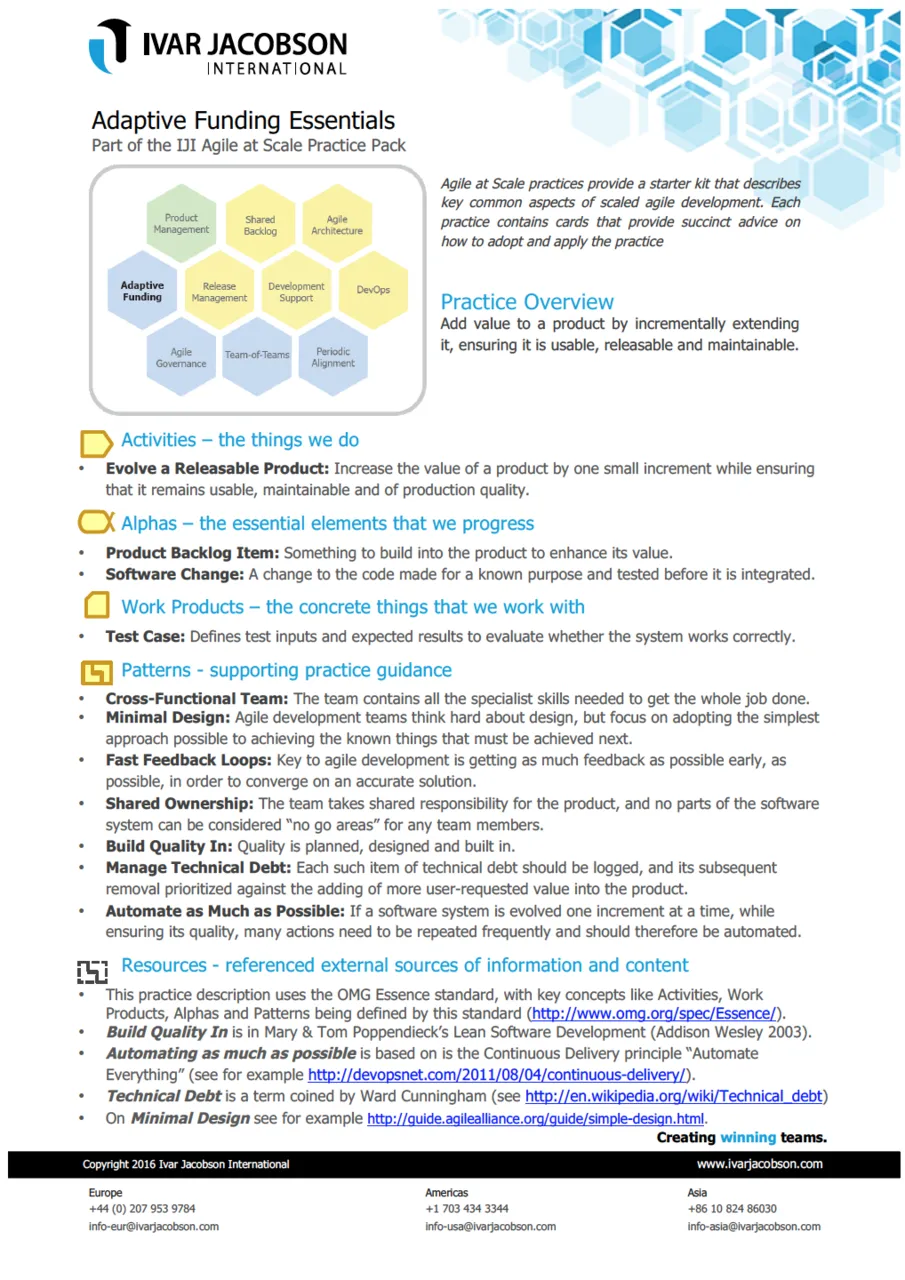 Essence -Adaptive Funding Essentials