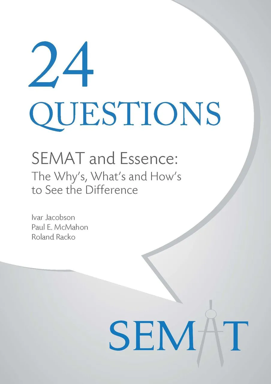 24 Questions - why Essence is not just another method white paper