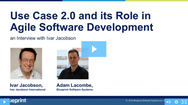 Use Case Article with Ivar Jacobson Use Case Article with Ivar Jacobson