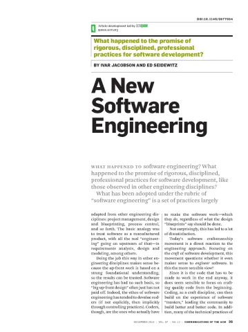 A New Software Engineering