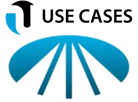 Use Cases Logo.  Major USA Bank Transforms in a Highly Regulated Environment.