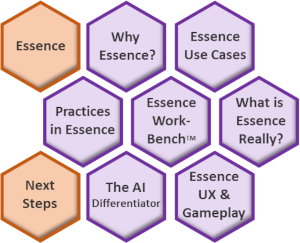 Infographic summarizing the various paths through the Essence and Essence WorkBench video summaries